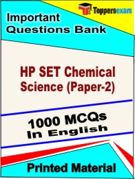 HP SET Chemical Science (Paper-2) Book in English - Objective MCQ