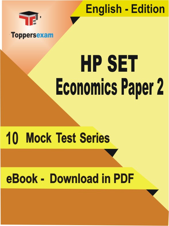 HP SET Economics Paper 2 PDF Book In English - Mock Test/Practice Set