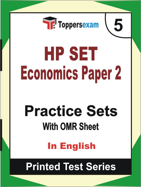 HP SET Economics Paper 2 Book in English - Mock Test / Practice Set