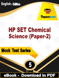 HP SET Chemical Science (Paper-2) Test PDF Book In English - Practice Set