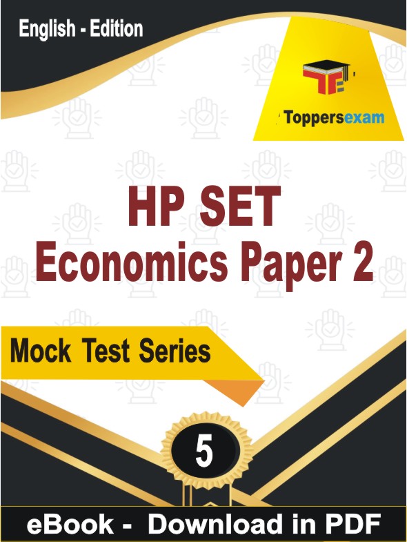 HP SET Economics Paper 2  PDF Book In English - Practice Set