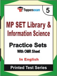MP SET Library & Information Science Book in English - Mock Test / Practice Set
