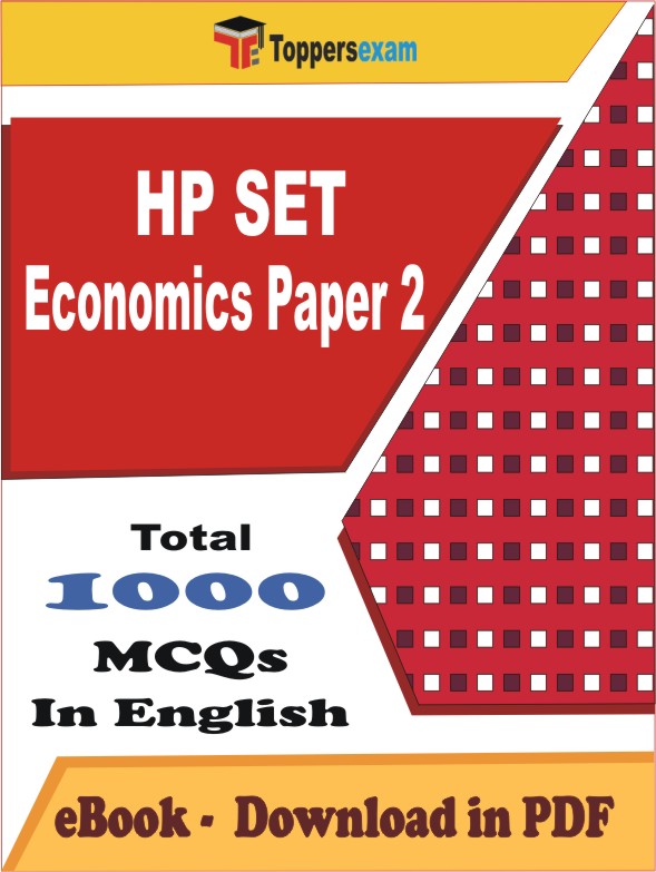 HP SET Economics Paper 2 PDF Book in English - MCQ / Objective Questions