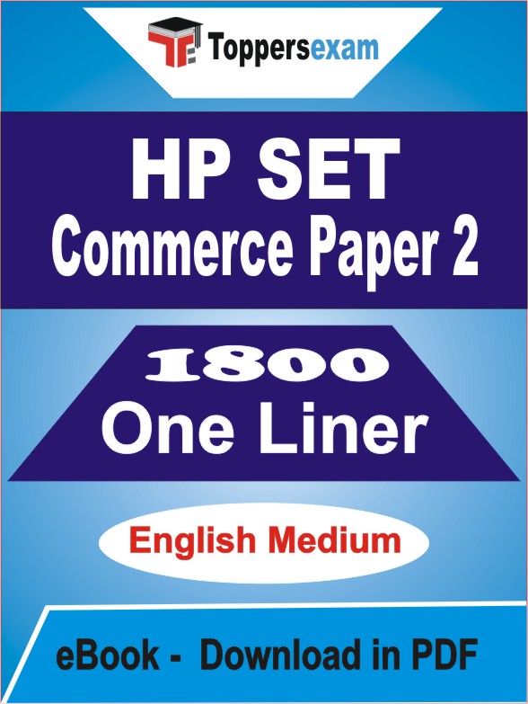 HP SET Commerce Paper 2 One Liner Book PDF in English