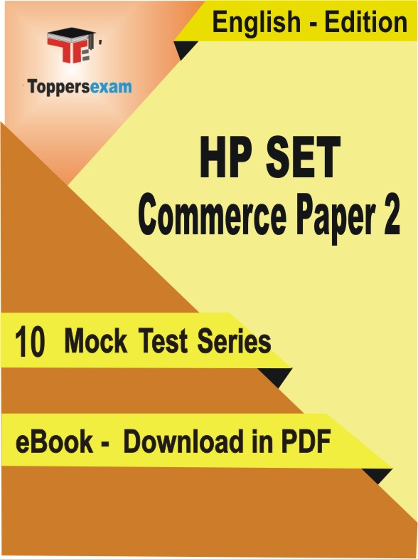HP SET Commerce Paper 2 PDF Book In English - Mock Test/Practice Set