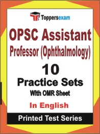 OPSC Assistant Professor (Ophthalmology) Book in English - Practice Set