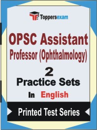 OPSC Assistant Professor (Ophthalmology) Book in English - Question Paper / Practice Set