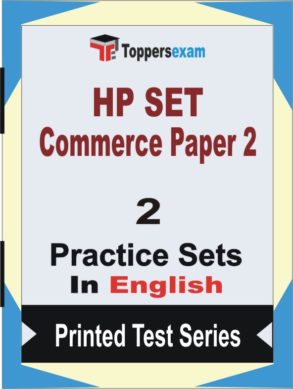 HP SET Commerce Paper 2 Book in English - Question Paper / Practice Set