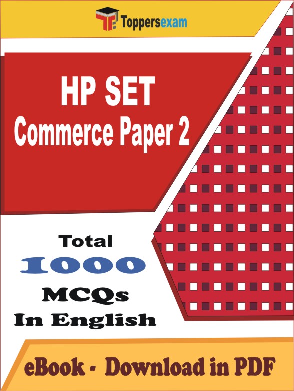 HP SET Commerce Paper 2 PDF Book In English - MCQ / Objective Questions