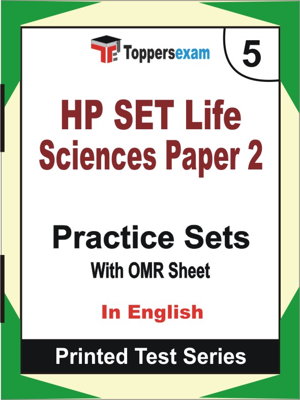 HP SET Life Sciences (Paper 2) Book in English - Mock Test / Practice Set