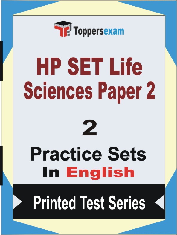 HP SET Life Sciences (Paper 2) Book in English - Question Paper / Practice Set