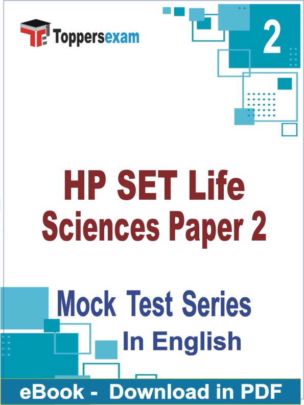 HP SET Life Sciences (Paper 2) PDF Book In English - Question Paper