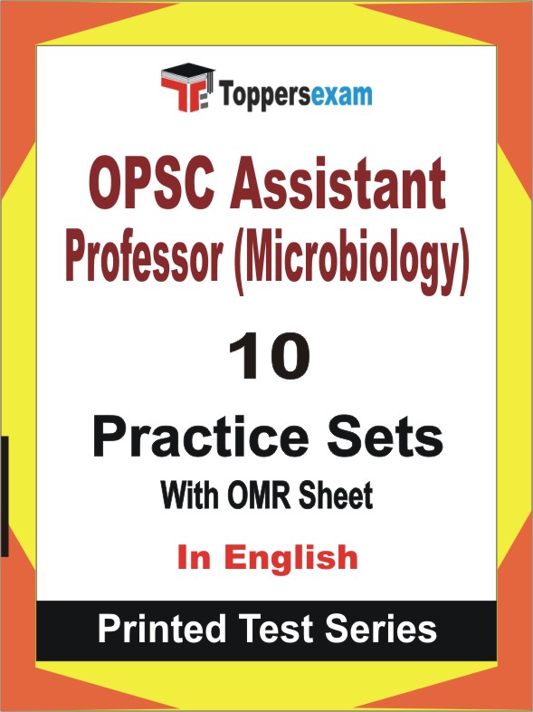 OPSC Assistant Professor (Microbiology) Book in English - Practice Set