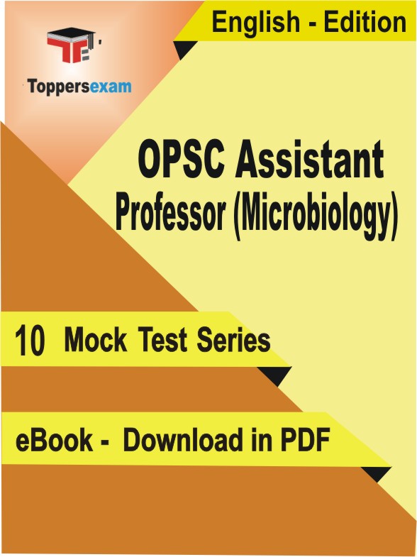 OPSC Assistant Professor (Microbiology) PDF Book In English - Mock Test/Practice Set