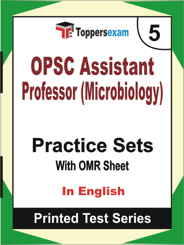 OPSC Assistant Professor (Microbiology) Book in English - Mock Test / Practice Set