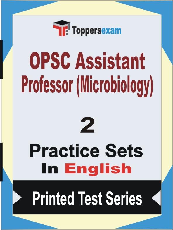 OPSC Assistant Professor (Microbiology) Book in English - Question Paper / Practice Set