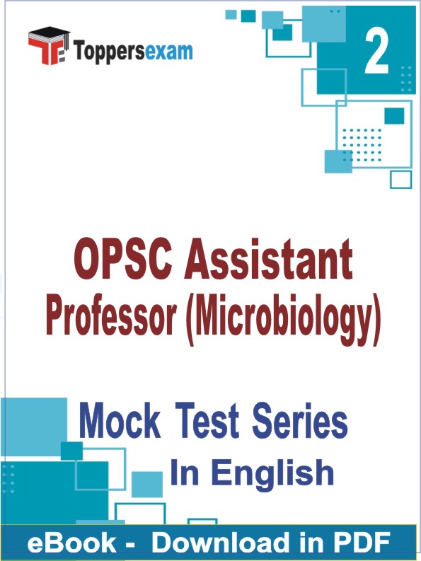 OPSC Assistant Professor (Microbiology) PDF Book In English - Question Paper
