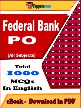 Federal Bank PO PDF Book In English