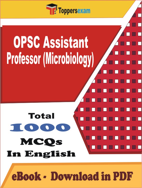 OPSC Assistant Professor (Microbiology) PDF Book In English - MCQ / Objective Questions