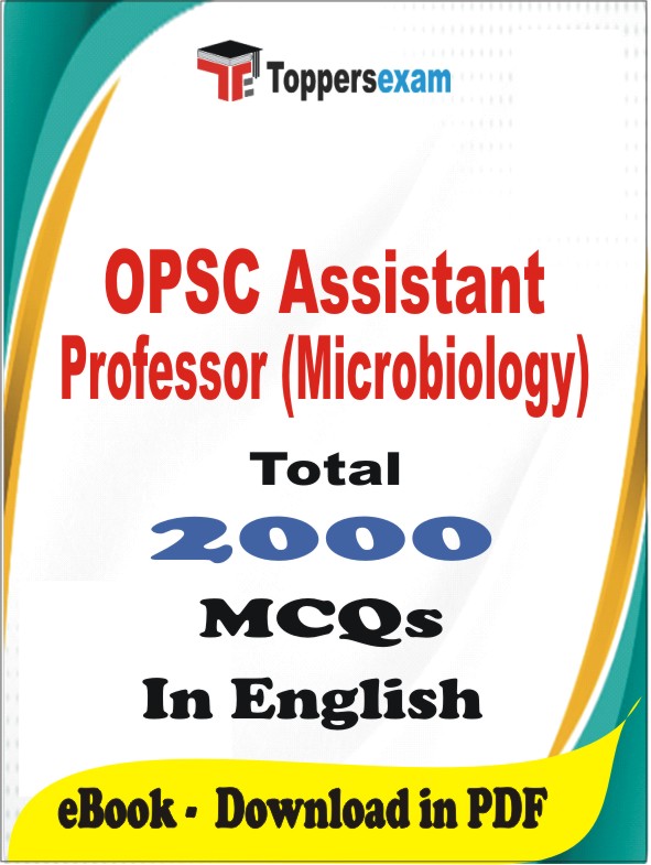 OPSC Assistant Professor (Microbiology) PDF Book In English - MCQ / Objective Questions