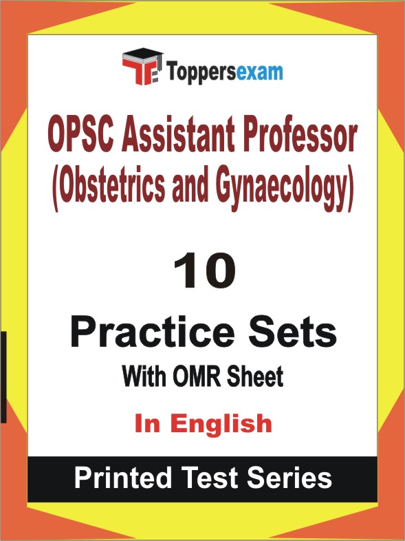 OPSC Assistant Professor (Obstetrics and Gynaecology) Book in English - Practice Set