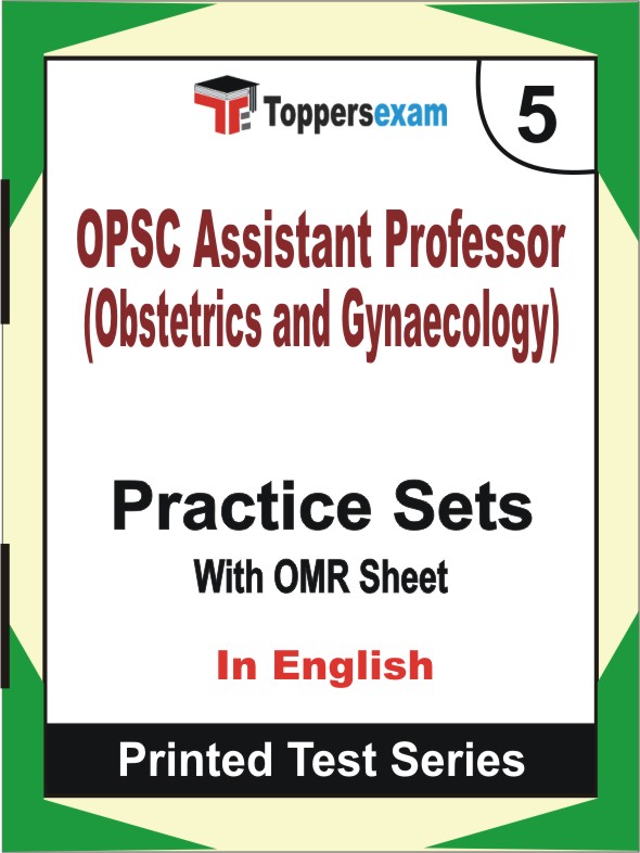 OPSC Assistant Professor (Obstetrics and Gynaecology) Book in English - Mock Test / Practice Set