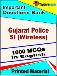 Gujarat Police SI (Wireless) Book in English - Objective MCQ