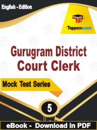 Gurugram District Court Clerk Test PDF Book In English - Practice Set