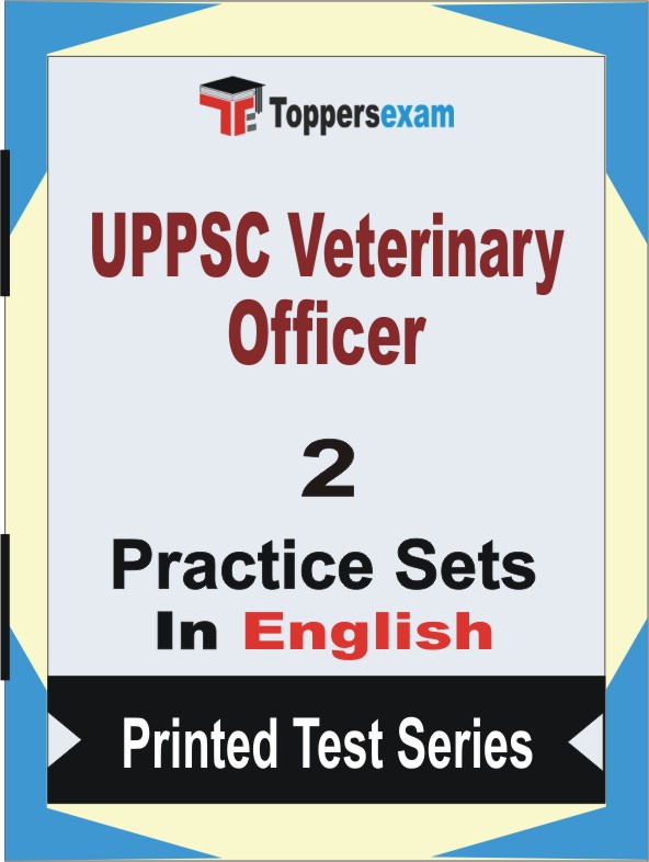 UPPSC Veterinary Officer Book in English - Question Paper / Practice Set