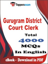 Gurugram District Court Clerk PDF Book In English - MCQ / Objective Questions