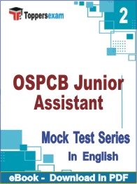 OSPCB Junior Assistant Test PDF Book In English - Question Paper