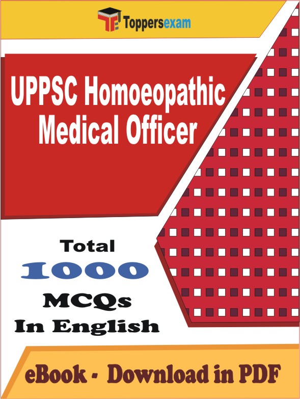 UPPSC Homoeopathic Medical Officer PDF Book In English - MCQ / Objective Questions