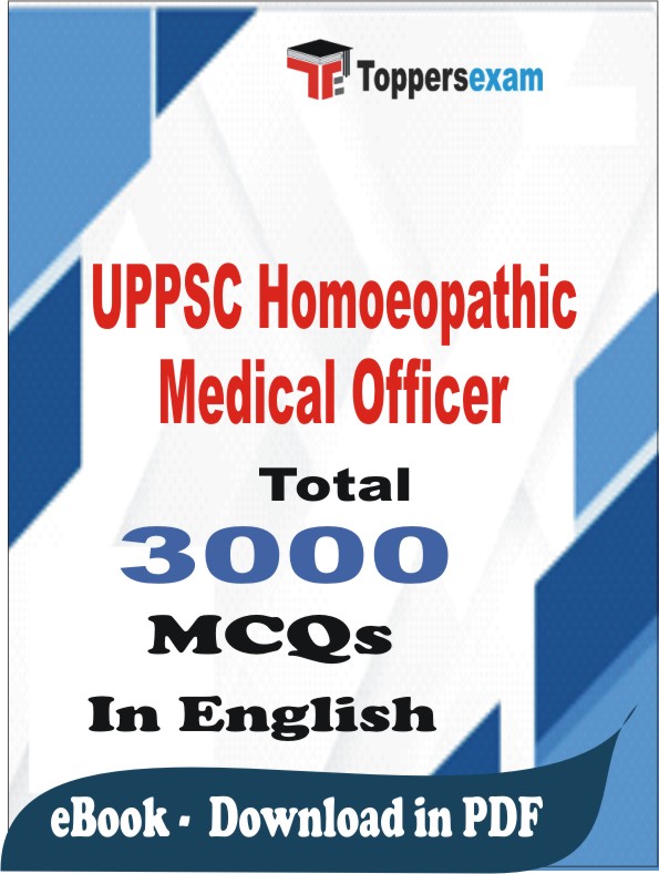UPPSC Homoeopathic Medical Officer PDF Book In English - MCQ / Objective Questions