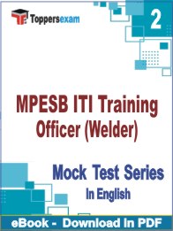 MPESB ITI Training Officer (Welder) PDF Book In English - Question Paper