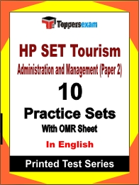 HP SET Tourism Administration and Management (Paper 2) Book in English - Practice Set