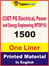 CUET PG Electrical, Power and Energy Engineering (MTQP10) One Liner Book in English