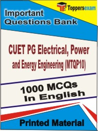 CUET PG Electrical, Power and Energy Engineering (MTQP10) Book in English - Objective MCQ