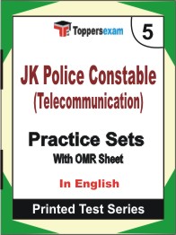 JK Police Constable (Telecommunication) Book in English - Mock Test / Practice Set