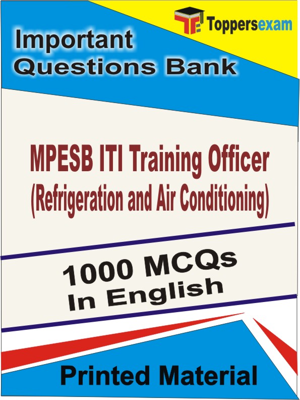 MPESB ITI Training Officer (Refrigeration and Air Conditioning) Book in English - Objective MCQ