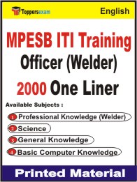 MPESB ITI Training Officer (Welder) One Liner Book in English