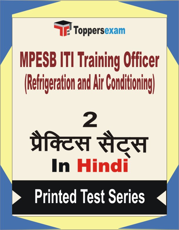 MPESB ITI Training Officer (Refrigeration and Air Conditioning) Book in Hindi - Question Paper / Practice Set