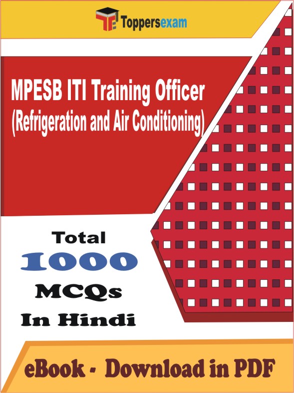 MPESB ITI Training Officer (Refrigeration and Air Conditioning) PDF Book In Hindi - MCQ / Objective Questions