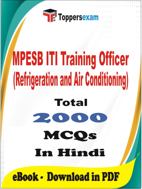 MPESB ITI Training Officer (Refrigeration and Air Conditioning) PDF Book In Hindi - MCQ / Objective Questions