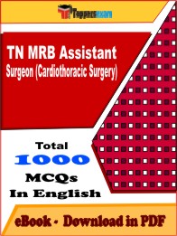TN MRB Assistant Surgeon (Cardiothoracic Surgery) PDF Book in English - MCQ / Objective Questions