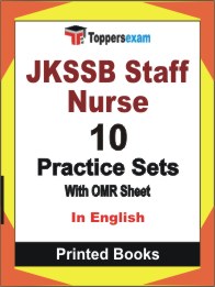 JKSSB Staff Nurse Book in English - Practice Set