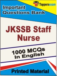 JKSSB Staff Nurse Book in English - Objective MCQ