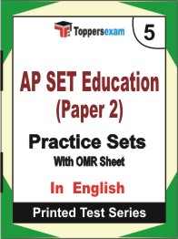 AP SET Education (Paper 2) Book in English - Mock Test / Practice Set