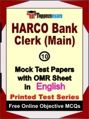 HARCO Bank Clerk (Main) Exam Mock Test Papers (Book) in English