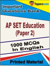 AP SET Education (Paper 2) Book in English - Objective MCQ