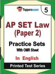 AP SET Law (Paper-2) Book in English - Mock Test / Practice Set